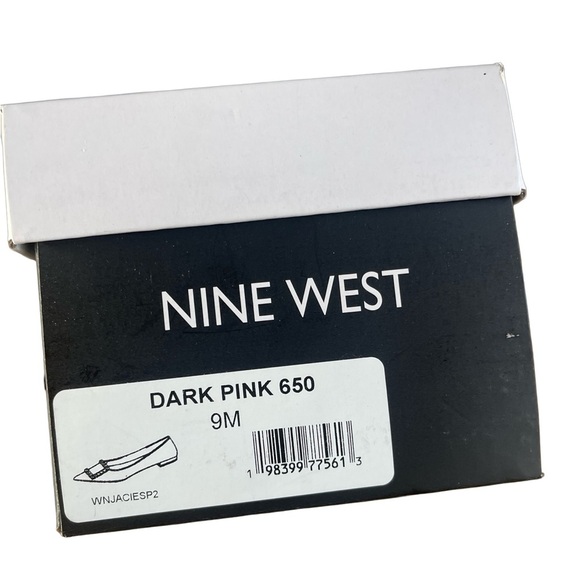 NWT Nine West Tweed & Rhinestone Buckle Flats - Plaid, Preppy - SIZE 9 - Picture 14 of 15